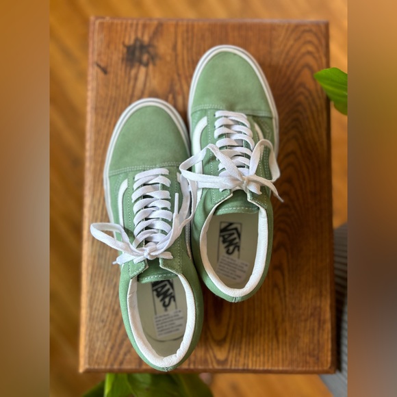 Vans Other - Vans Old Skool Shoe - sage green, men’s size 9